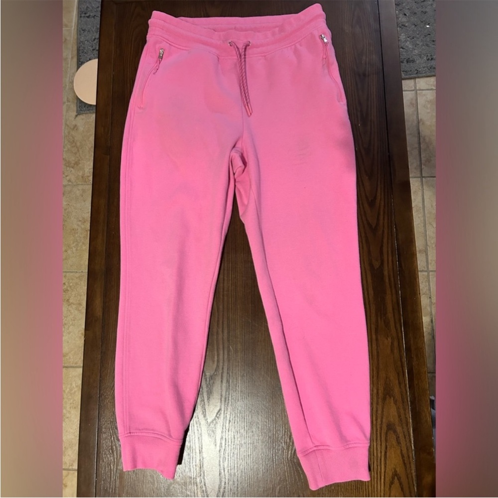 Old Navy Performance Fleece Pink Women's Jogger Pants - Picture 2 of 6